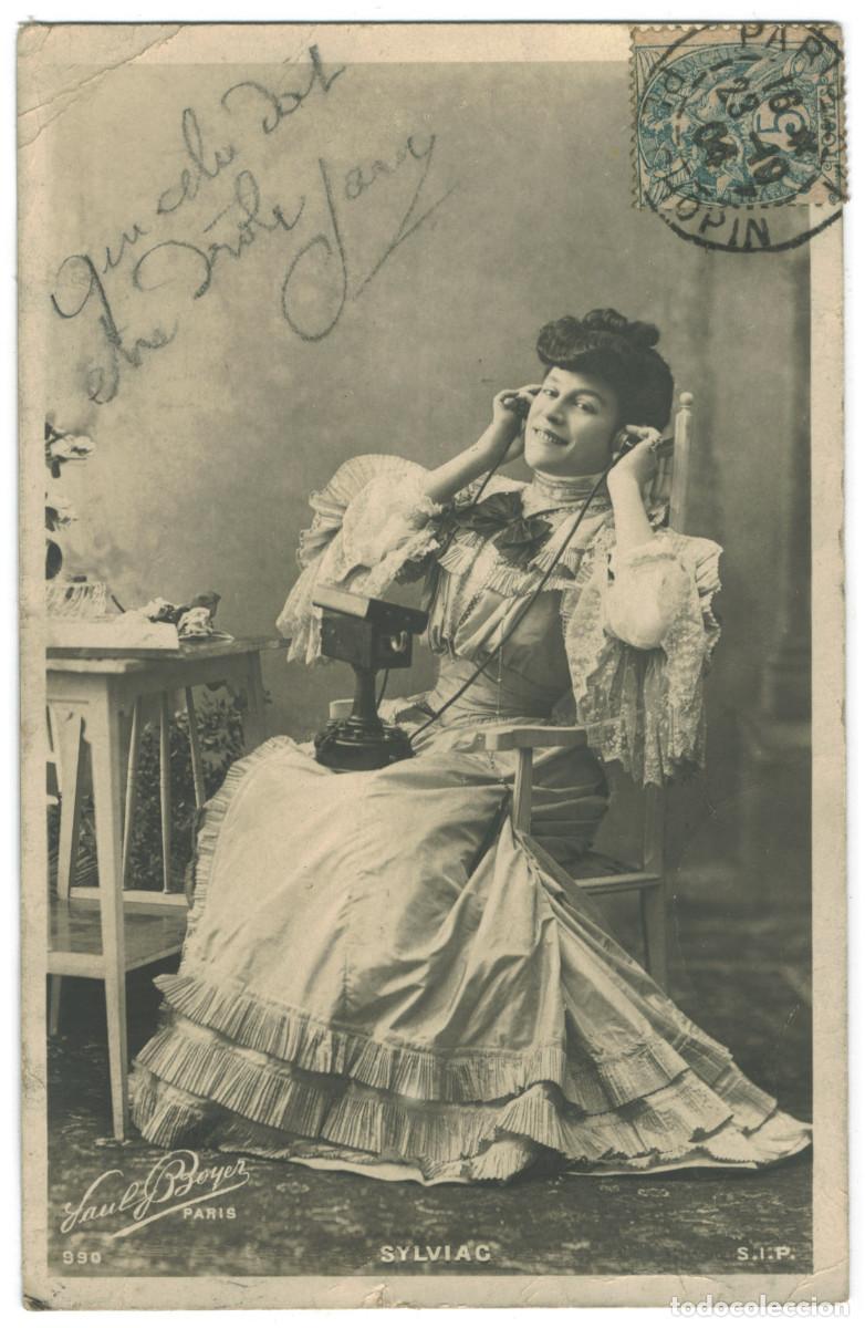 Postales: Serie 3 Postales Actriz Belle &Eacute;poque SYLVIAC_SIP. 990. Photo Paul Boyer