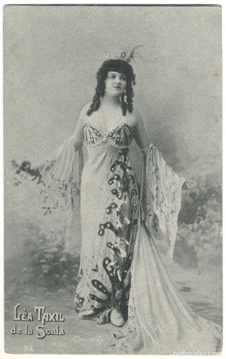 Postales: Actriz Belle &Eacute;poque TAXIL, L&eacute;a_RSC. 92. Scala. Photo Oricelly