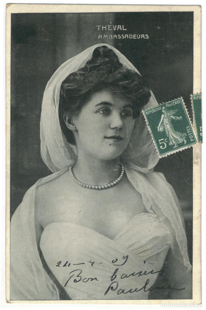 Postales: Actriz Belle &Eacute;poque TH&Eacute;VAL, Jeanne_Sin datos. Ambassadeurs