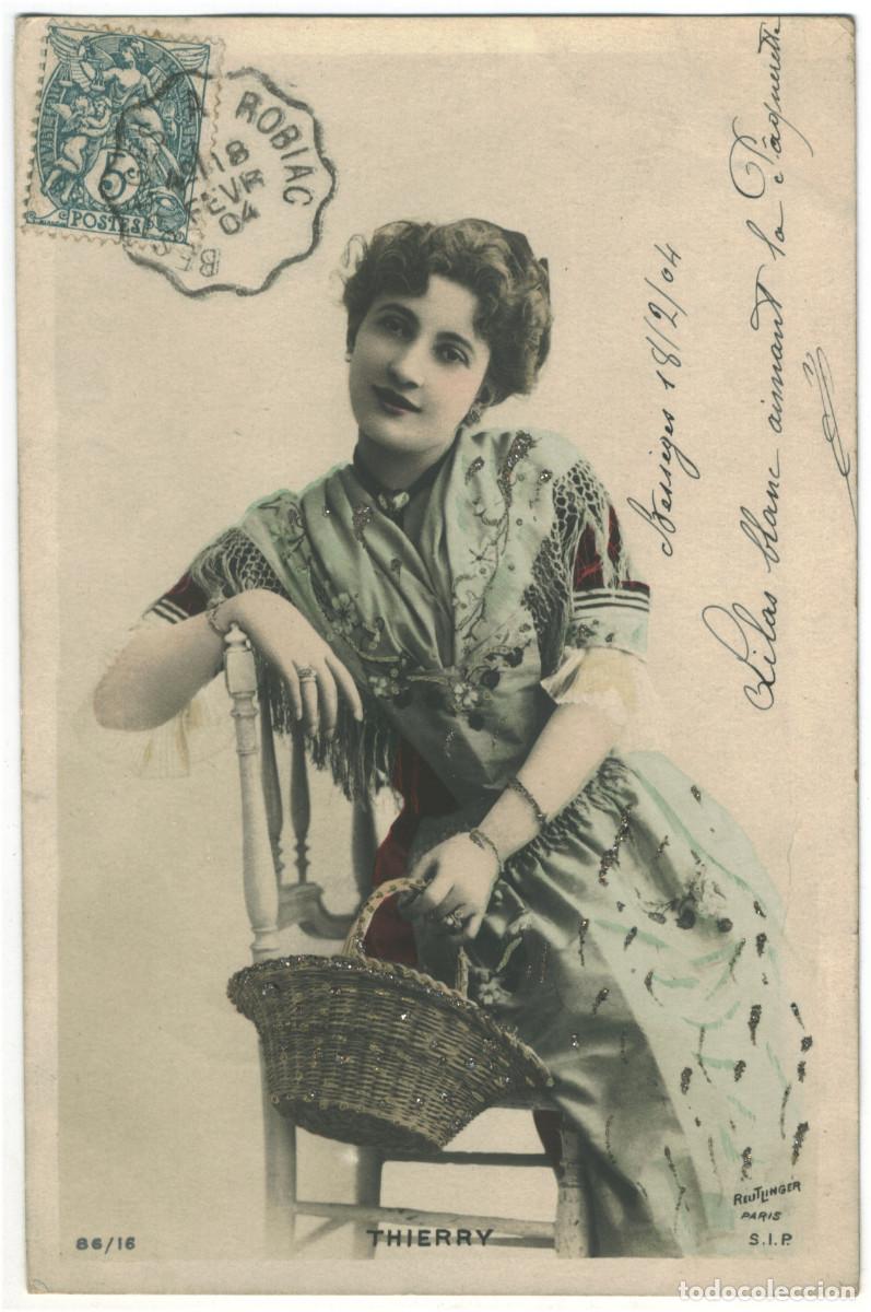 Postales: Actriz Belle &Eacute;poque THIERRY, Marie_SIP. 86-16. Photo Reutlinger