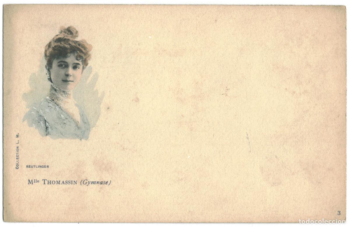 Postales: Actriz Belle &Eacute;poque THOMASSIN_LM. Gymnase. Photo Reutlinger