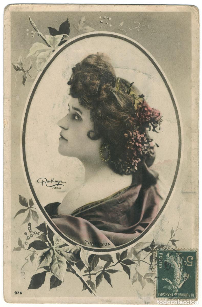 Postales: Actriz Belle &Eacute;poque THOMPSON_SIP. 976. Photo Reutlinger