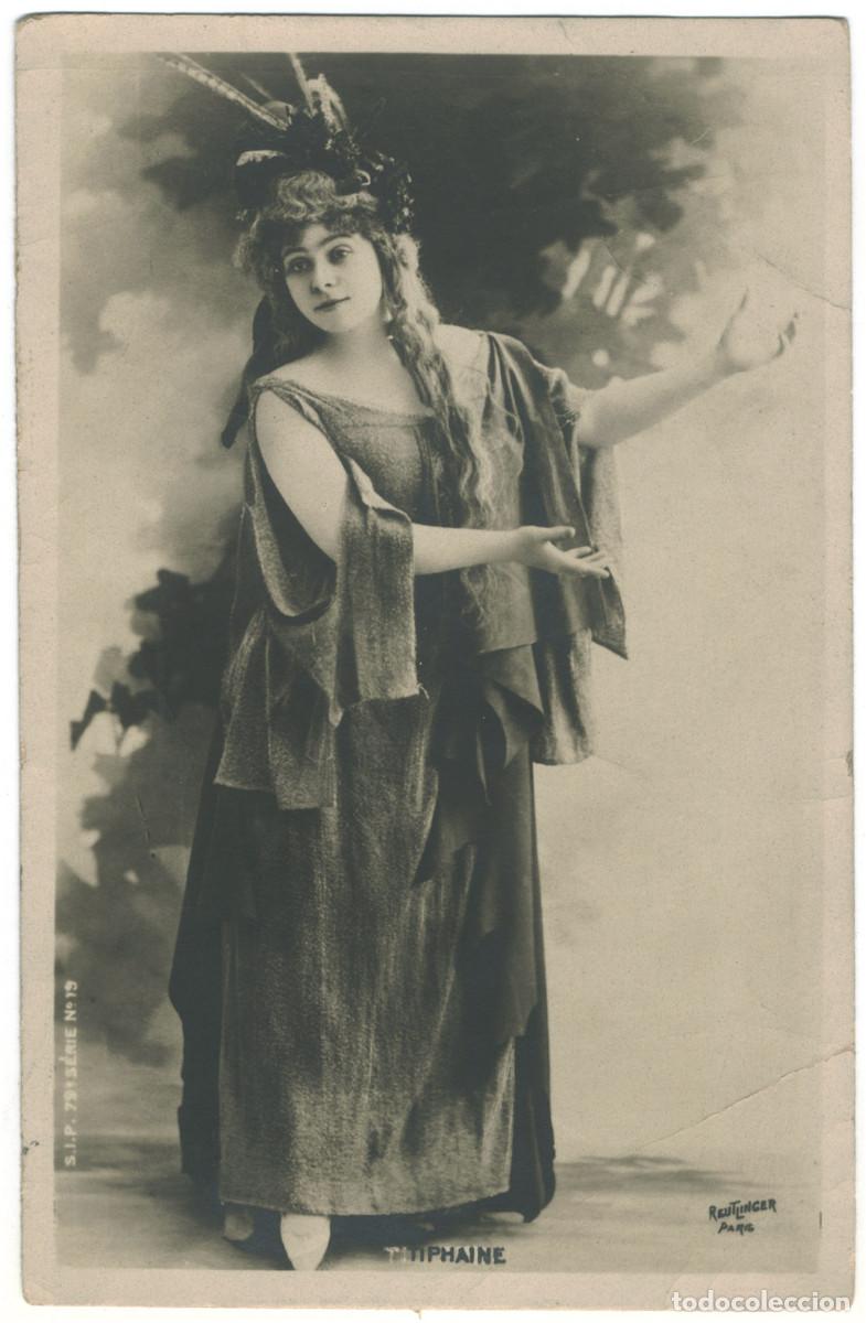 Postales: Actriz Belle &Eacute;poque TIPHAINE_SIP. 79-19. Photo Reutlinger