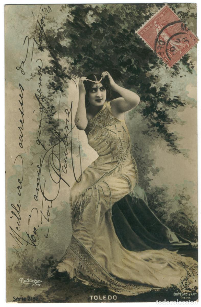 Postales: Actriz Belle &Eacute;poque TOLEDO, de_KF. 213. Photo Reutlinger