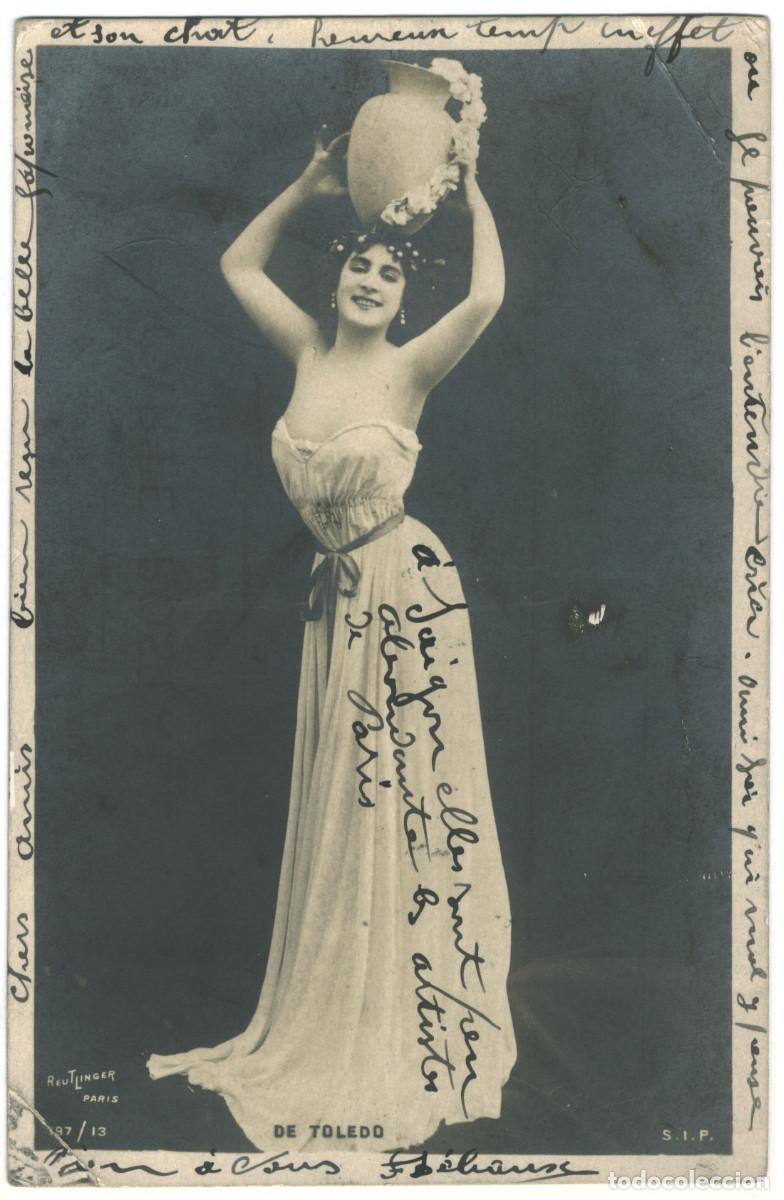 Postales: Actriz Belle &Eacute;poque TOLEDO, de_SIP. 197-13. Photo Reutlinger