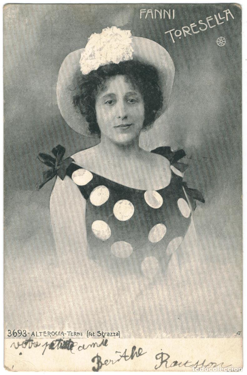 Postales: Actriz Belle &Eacute;poque TORESSELLA, Fanni_Alterocca Terni. 3693
