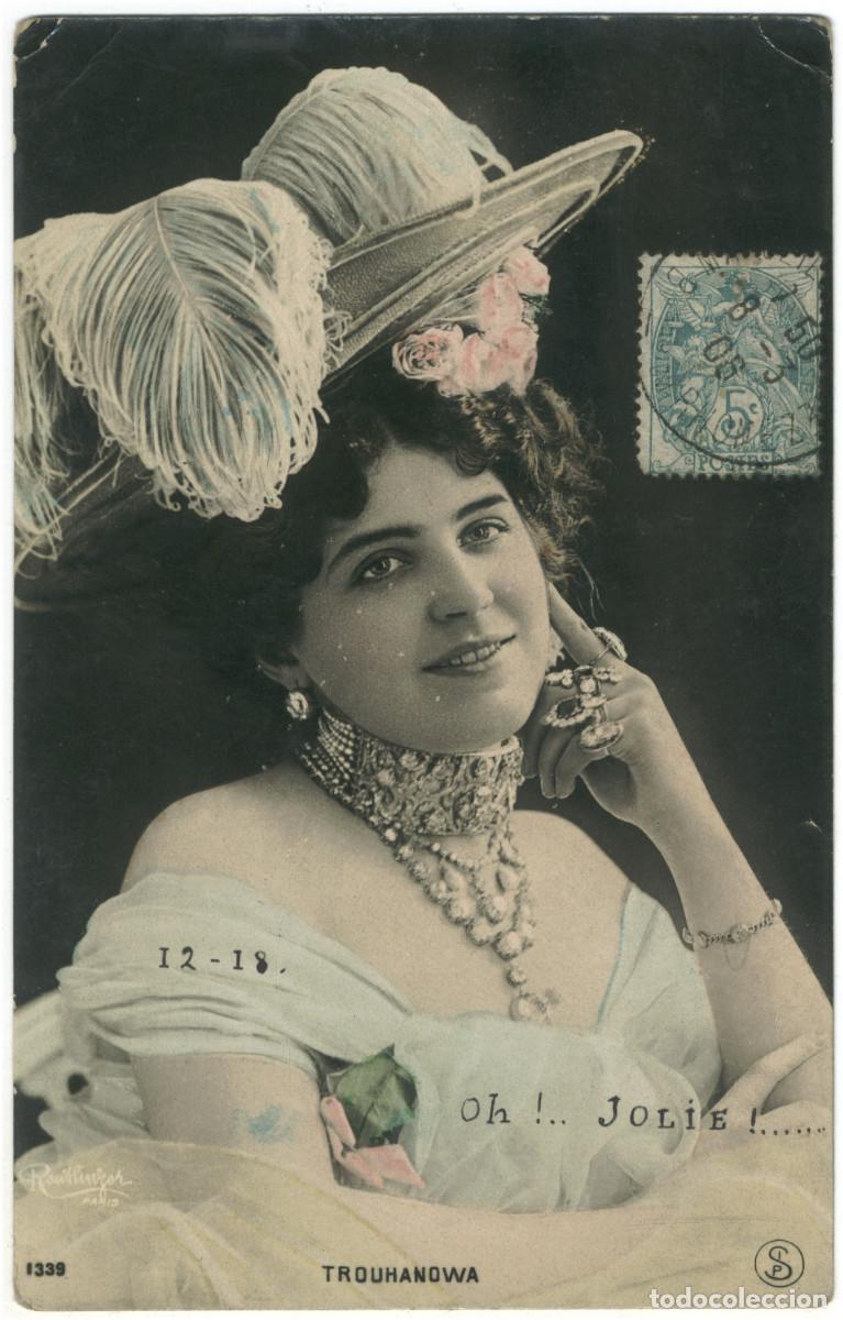 Postales: Actriz Belle &Eacute;poque TROUHANOVA_Natacha_SIP. 1339. Photo Reutlinger