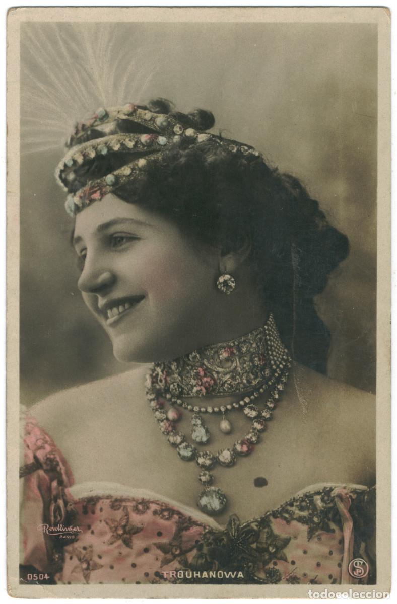 Postales: Actriz Belle &Eacute;poque TROUHANOVA_Natacha_SIP. 504. Photo Reutlinger
