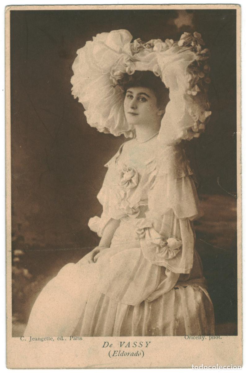 Postales: Actriz Belle &Eacute;poque VASSY, de_C. Jeangette. Eldorado. Photo Oricelly