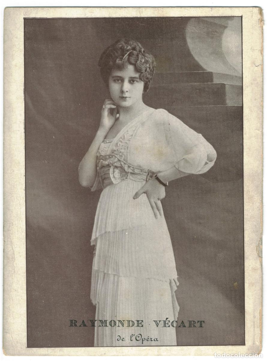 Postales: Actriz Belle &Eacute;poque V&Eacute;CART, Raymonde_Sin datos. Op&eacute;ra