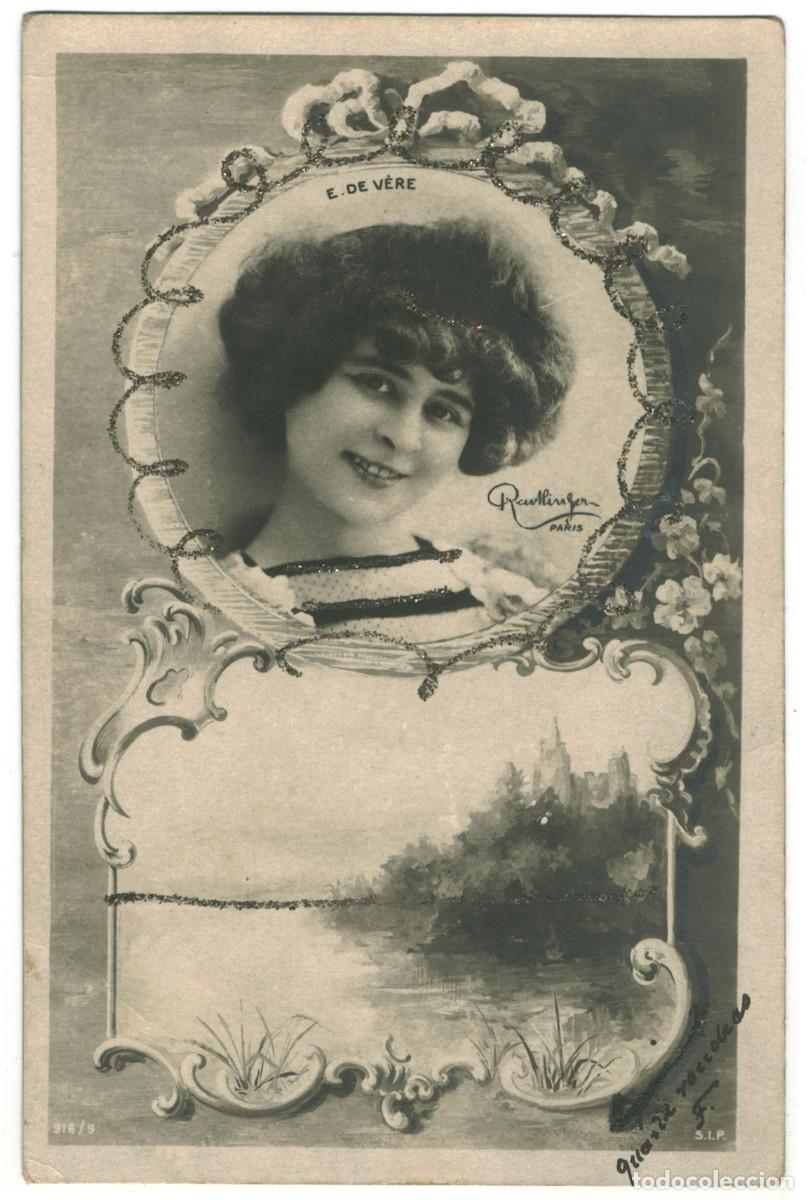 Postales: Actriz Belle &Eacute;poque V&Egrave;RE, Elise de_SIP. 918-9. Photo Reutlinger