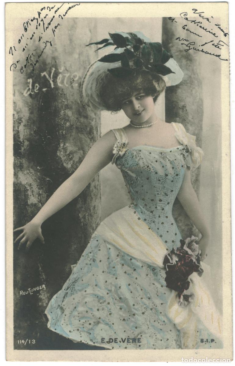 Postales: Actriz Belle &Eacute;poque V&Egrave;RE, Elise de_SIP. 114-13. Photo Reutlinger