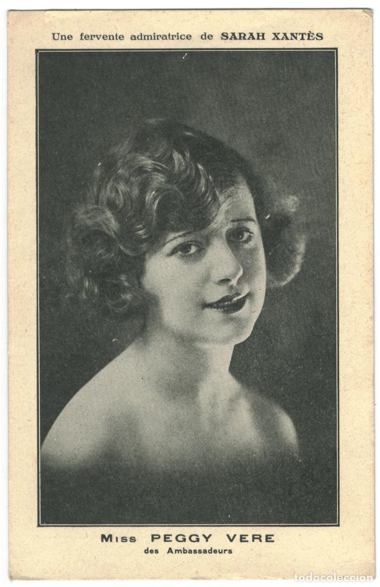Postales: Actriz Belle &Eacute;poque VERE, Peggy_Sarah Xant&eacute;s. Ambassadeurs
