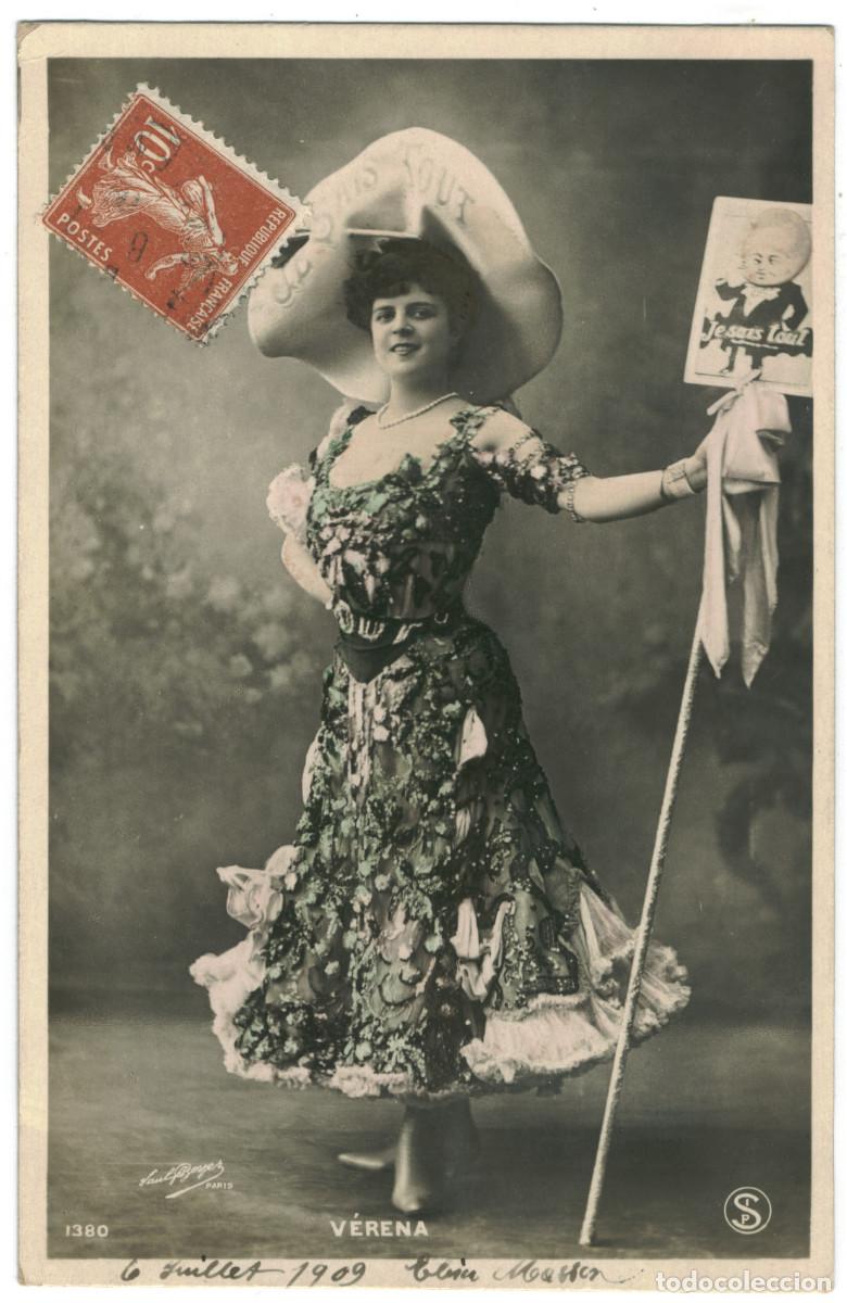 Postales: Actriz Belle &Eacute;poque V&Eacute;R&Eacute;NA_SIP. 1380. Photo Paul Boyer