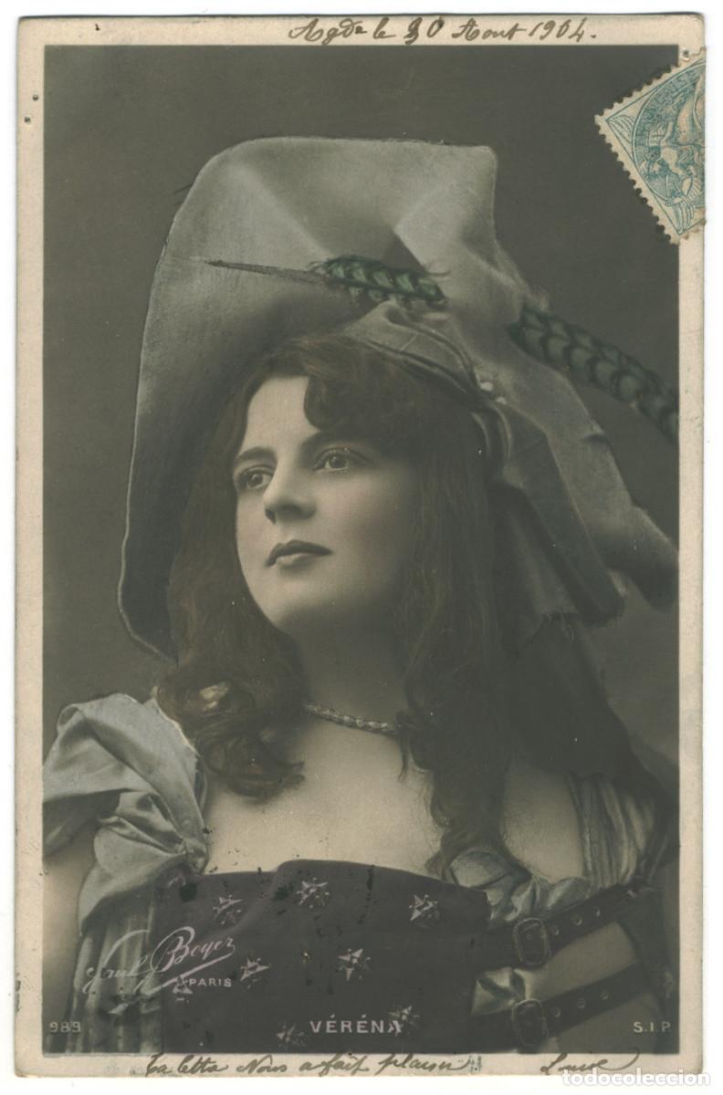 Postales: Actriz Belle &Eacute;poque V&Eacute;R&Eacute;NA_SIP. 989. Photo Paul Boyer