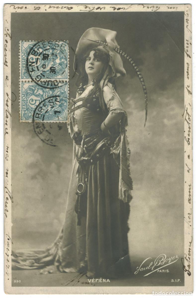 Postales: Actriz Belle &Eacute;poque V&Eacute;R&Eacute;NA_SIP. 990. Photo Paul Boyer