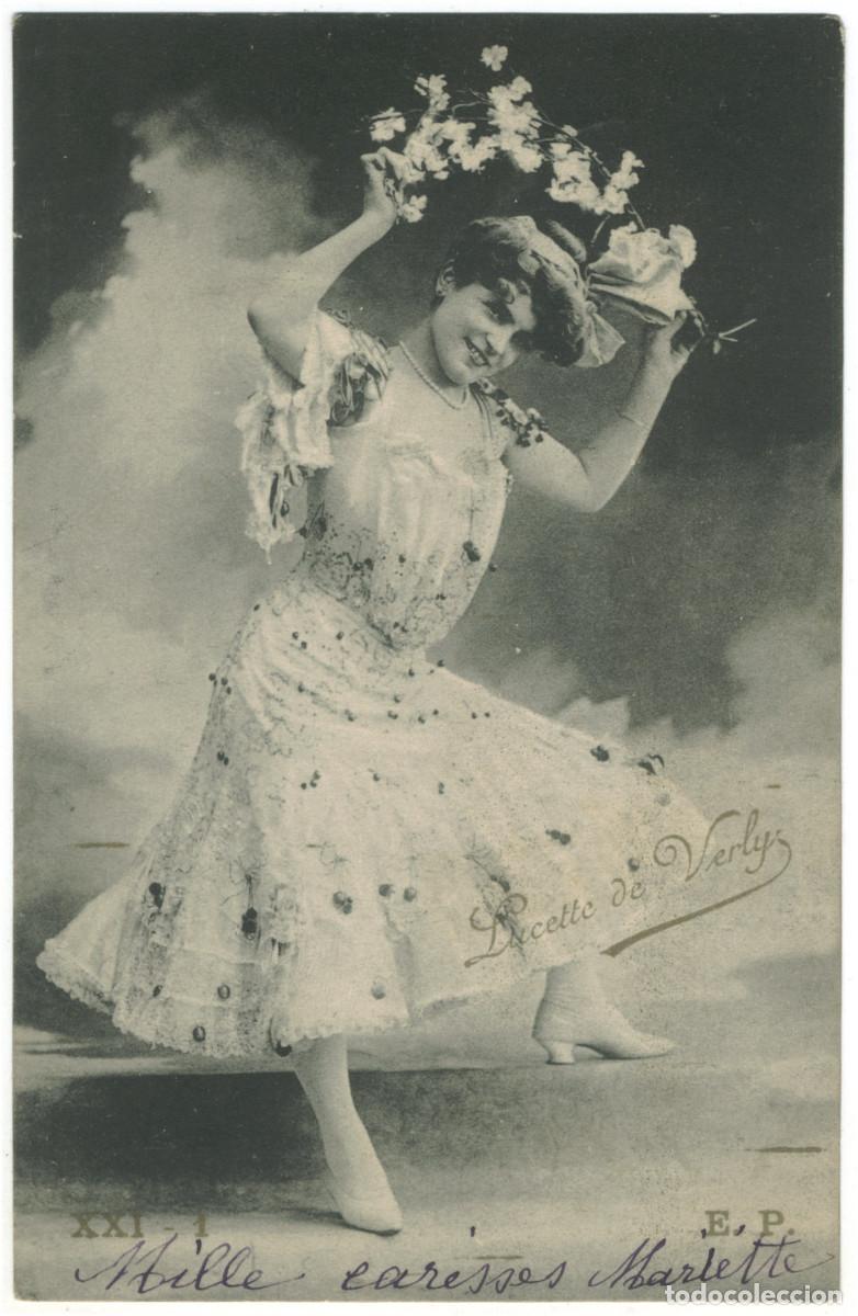 Postales: Actriz Belle &Eacute;poque VERLY, Lucette de_EP. XXI-1