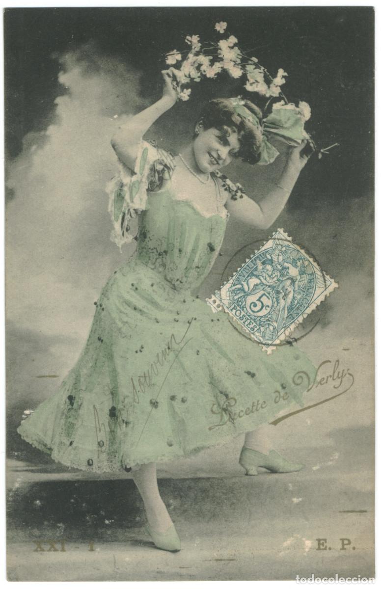 Postales: Actriz Belle &Eacute;poque VERLY, Lucette de_EP. XXI-1