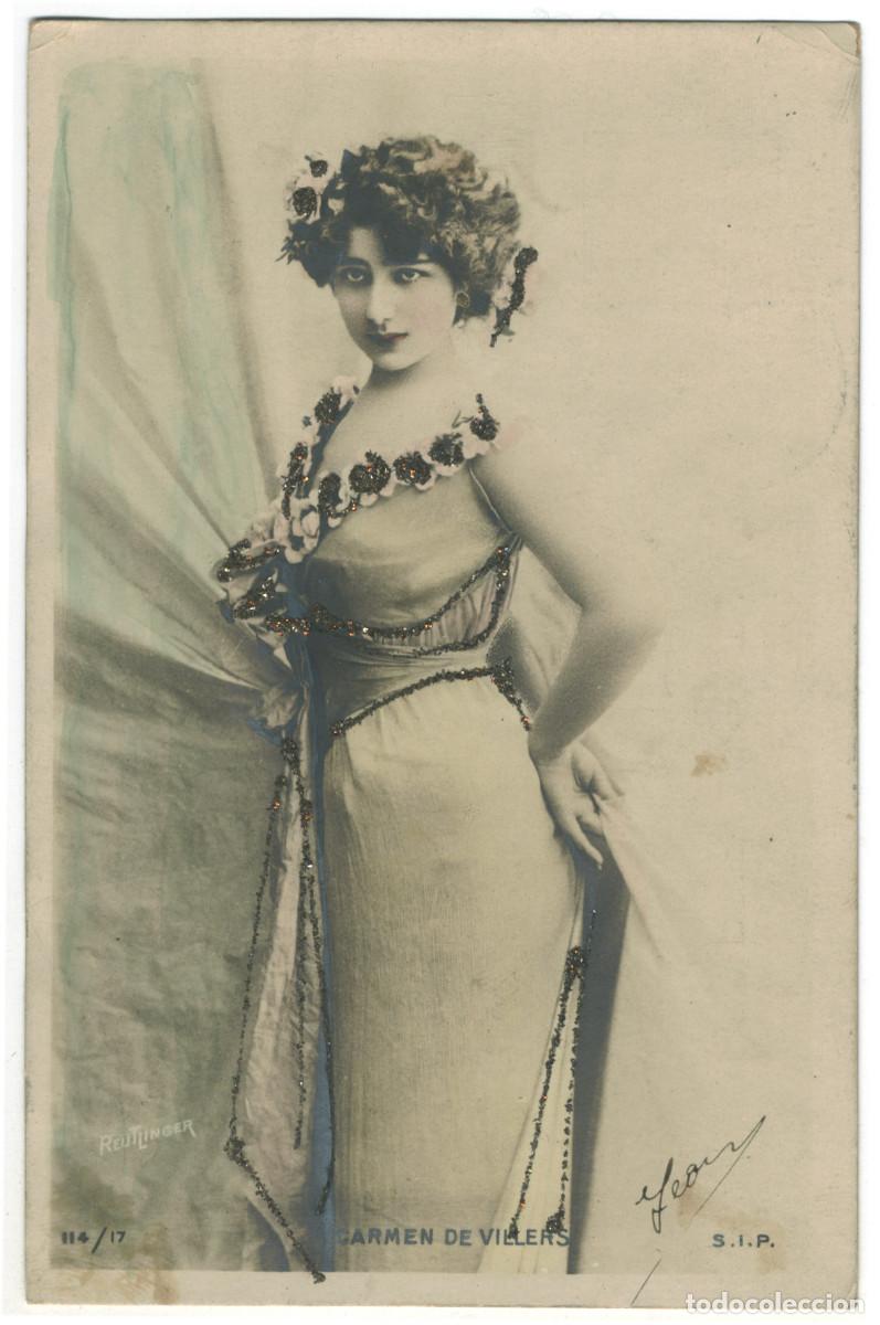Postales: Actriz Belle &Eacute;poque VILLERS, Carmen de_SIP. 114-17. Photo Reutlinger
