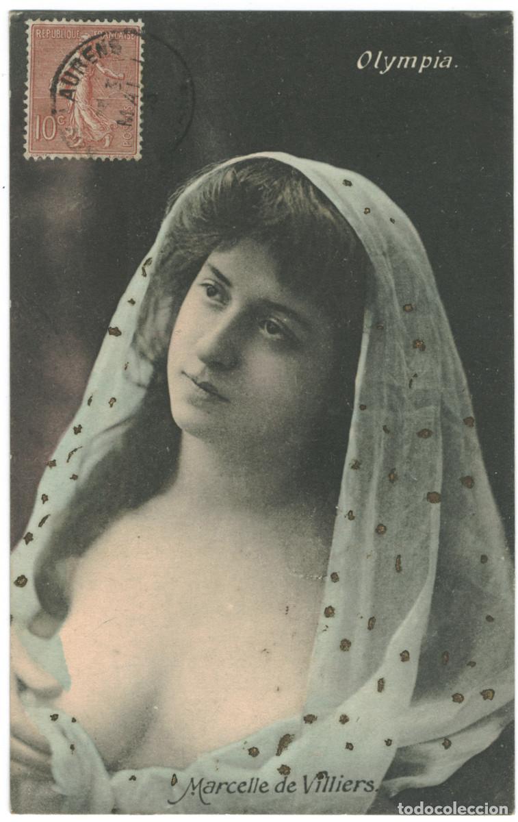 Postales: Actriz Belle &Eacute;poque VILLERS, Marcelle de_Sin datos. Olympia. Photo H. Manuel