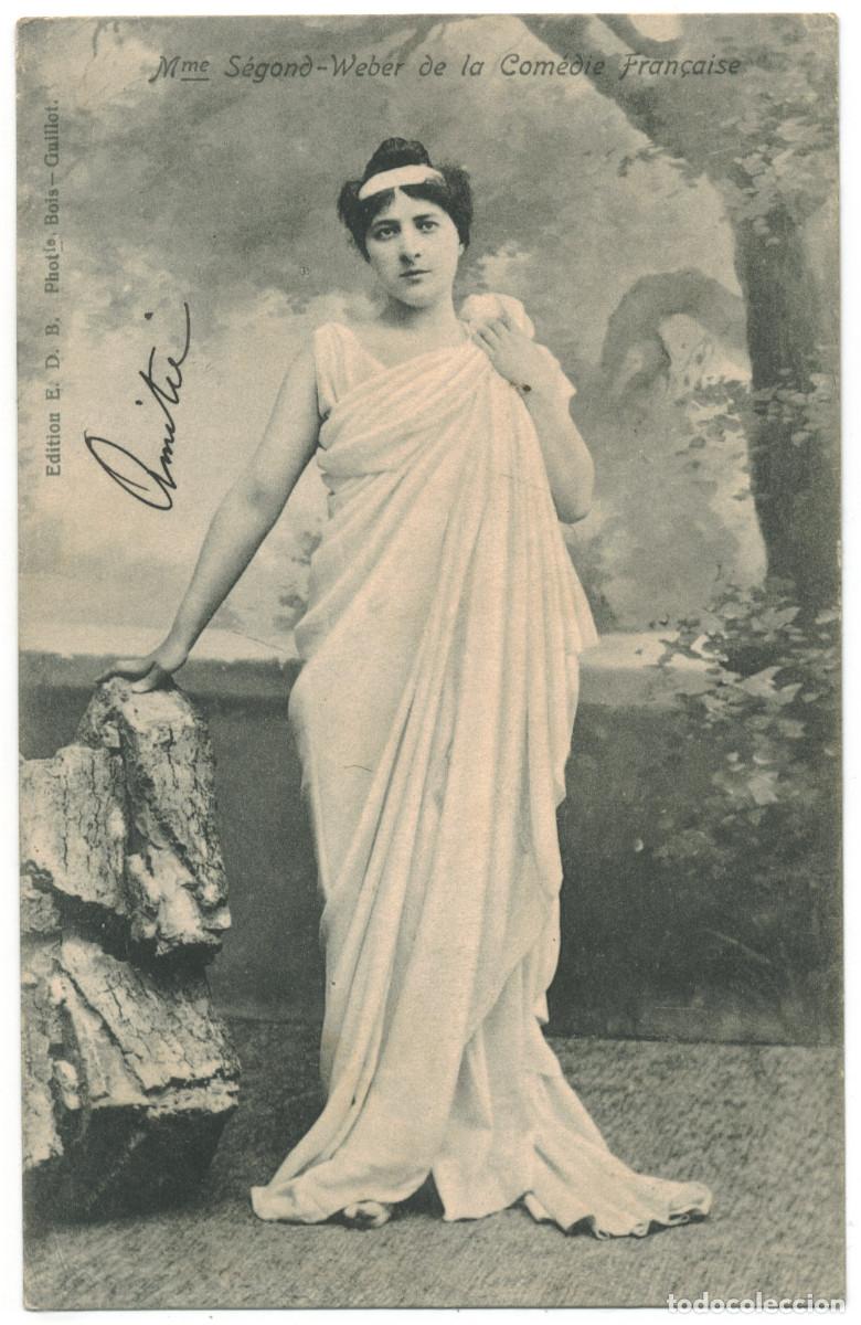 Postales: Actriz Belle &Eacute;poque WEBER, Segond_EDB. As D&eacute;janire at Com&eacute;die Fran&ccedil;aise. Photo Bois Guillot