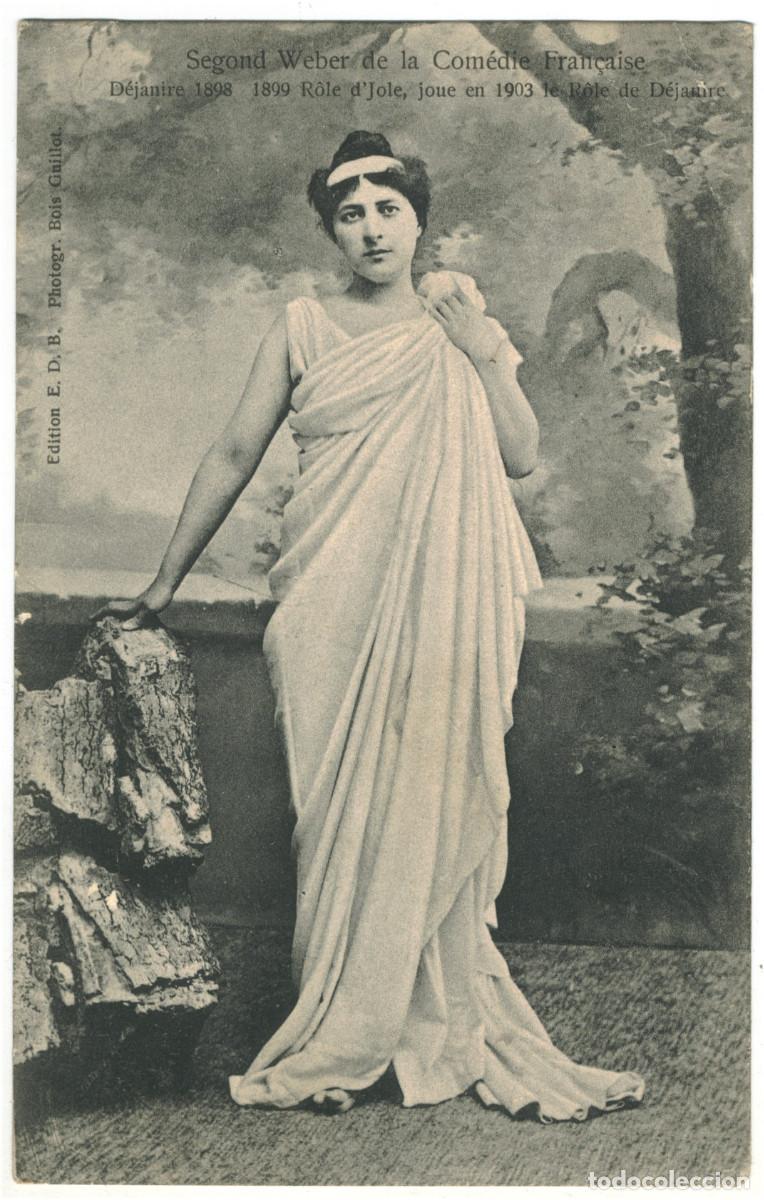 Postales: Actriz Belle &Eacute;poque WEBER, Segond_EDB. As D&eacute;janire at Com&eacute;die Fran&ccedil;aise. Photo Bois Guillot