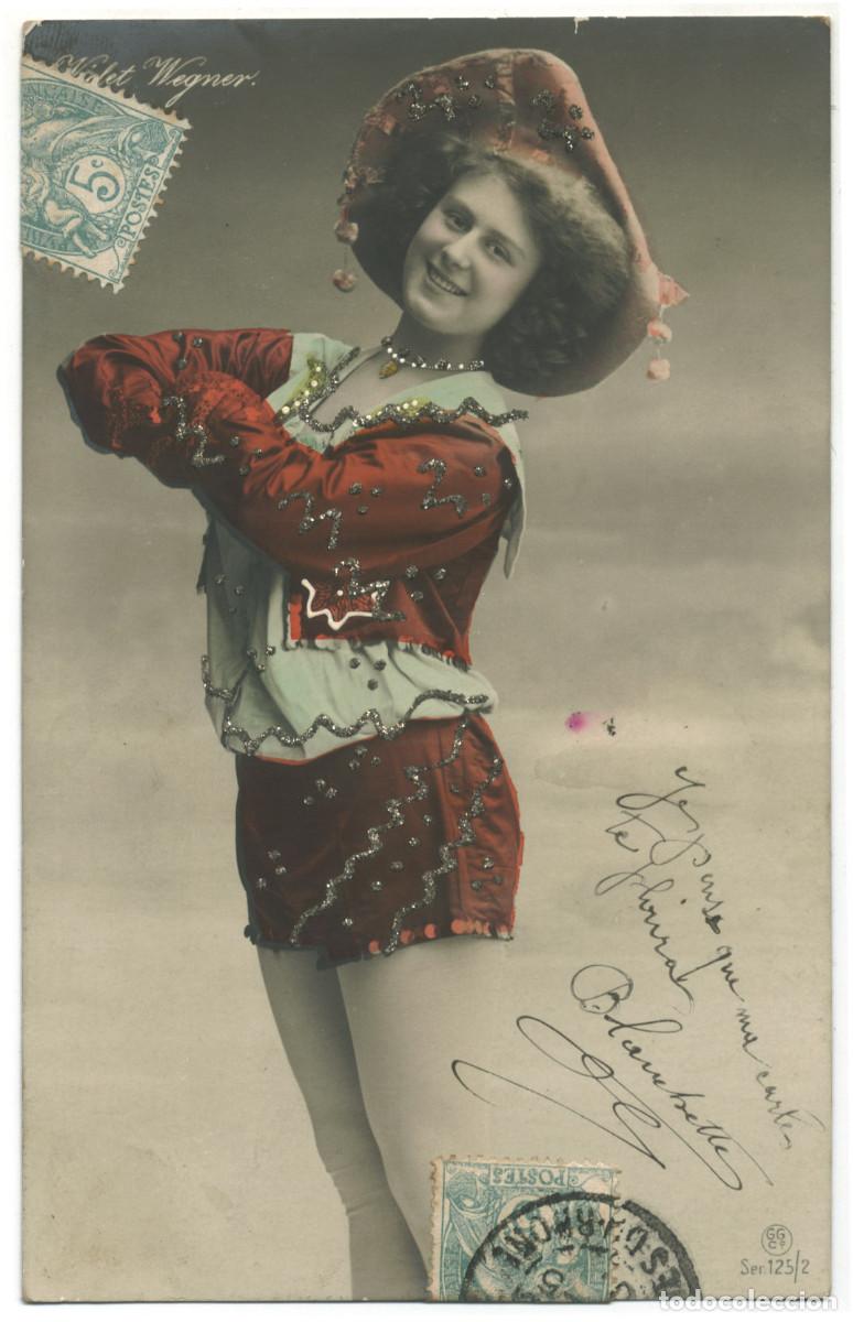 Postales: Actriz Belle &Eacute;poque WEGNER, Violet_GG. 125-2