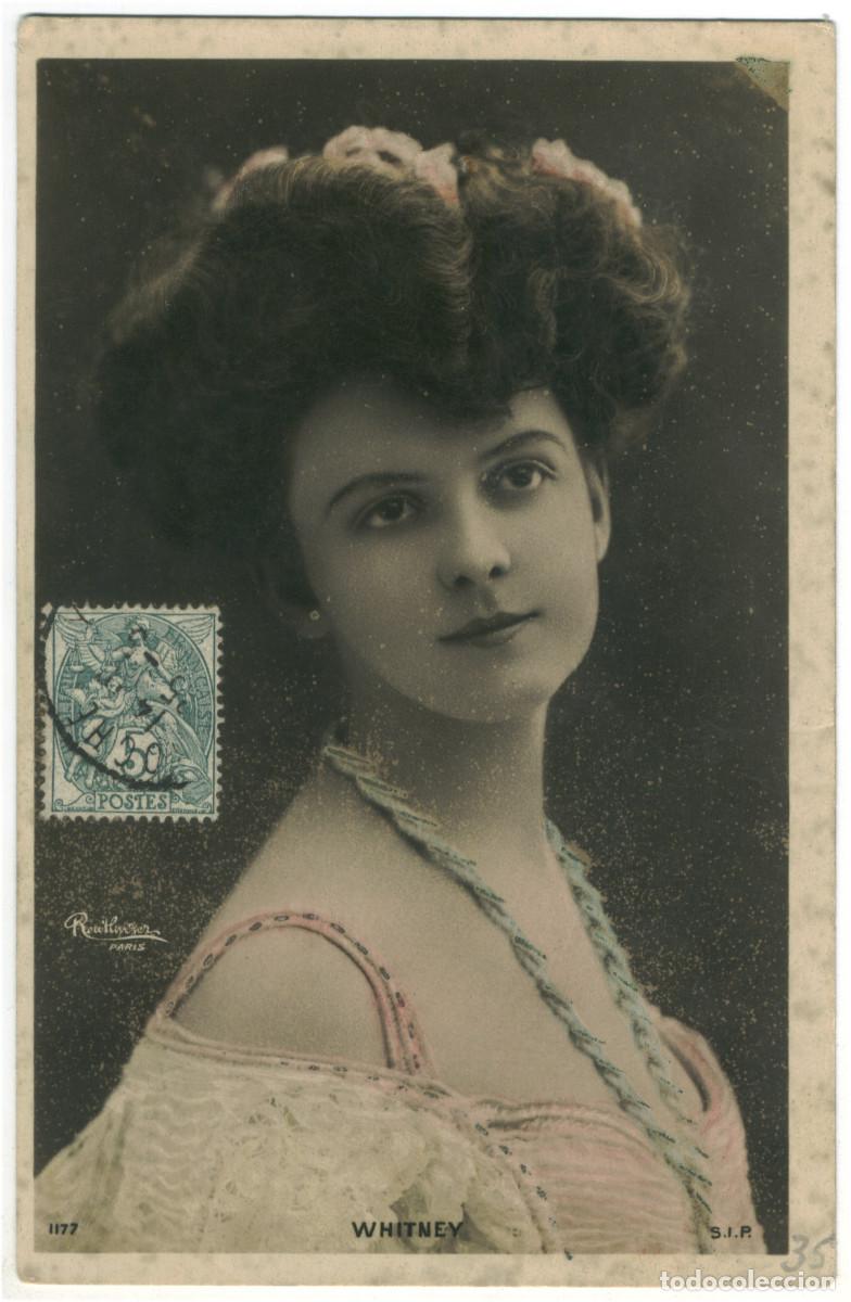 Postales: Actriz Belle &Eacute;poque WHITNEY, Edith_SIP. 1177. Photo Reutlinger