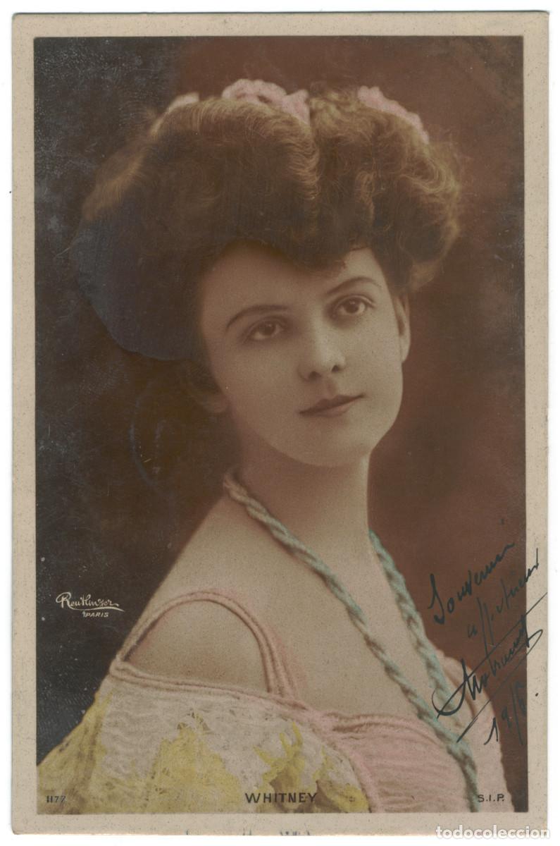 Postales: Actriz Belle &Eacute;poque WHITNEY, Edith_SIP. 1177. Photo Reutlinger