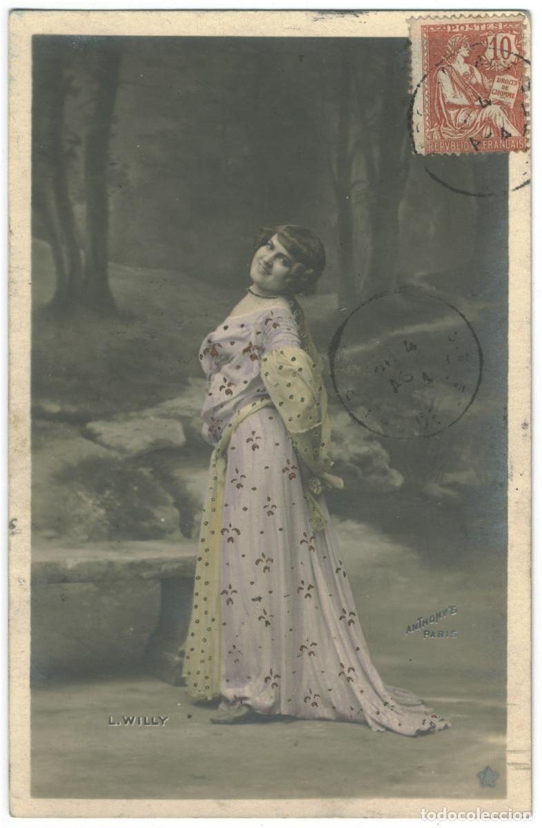 Postales: Actriz Belle &Eacute;poque WILLY, Louise_&Eacute;toile. 743. Photo Anthony's
