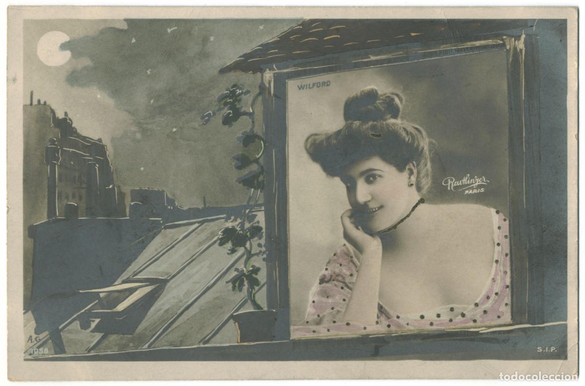 Postales: Actriz Belle &Eacute;poque WILFORD_SIP. 1058. Photo Reutlinger & Illustration AG
