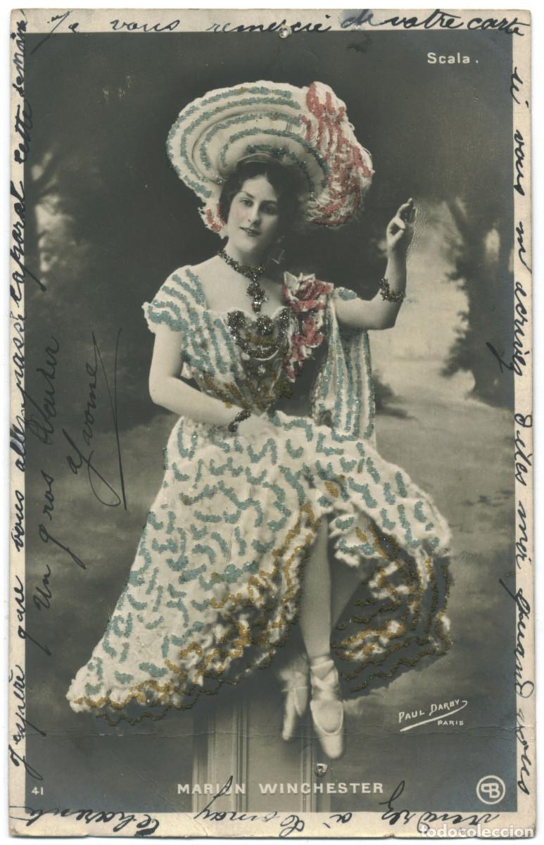 Postales: Actriz Belle &Eacute;poque WINCHESTER, Marion_CB. 41. Scala. Photo Paul Darby