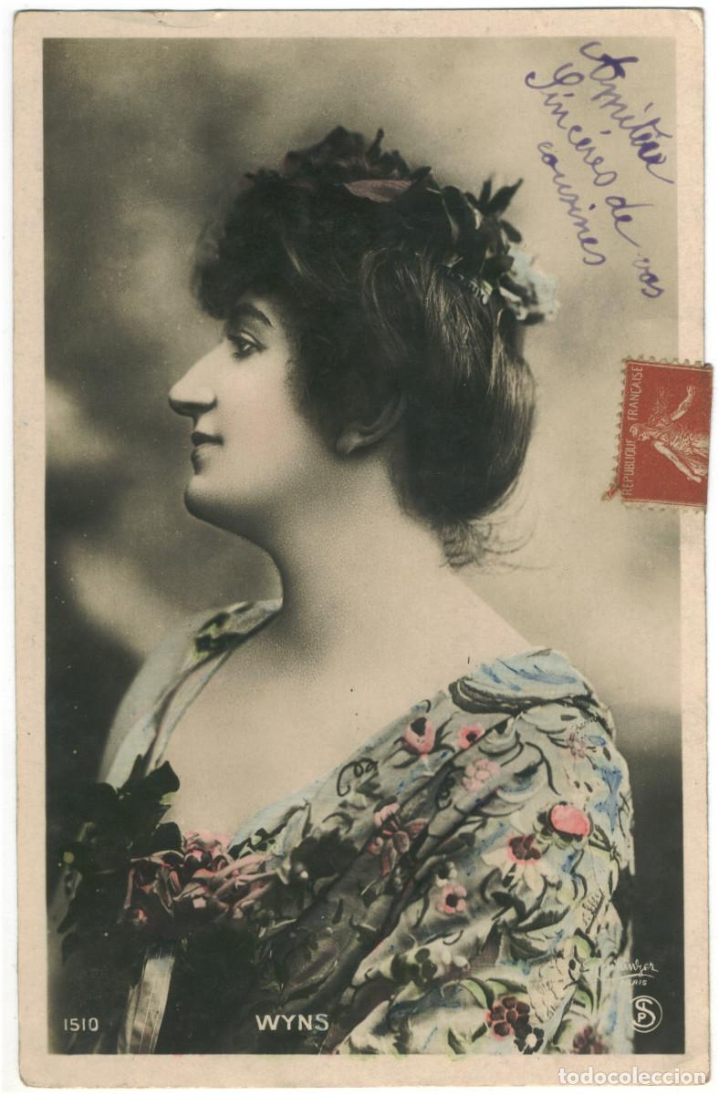 Postales: Actriz Belle &Eacute;poque WYNS, Charlotte_SIP. 1510. Photo Reutlinger
