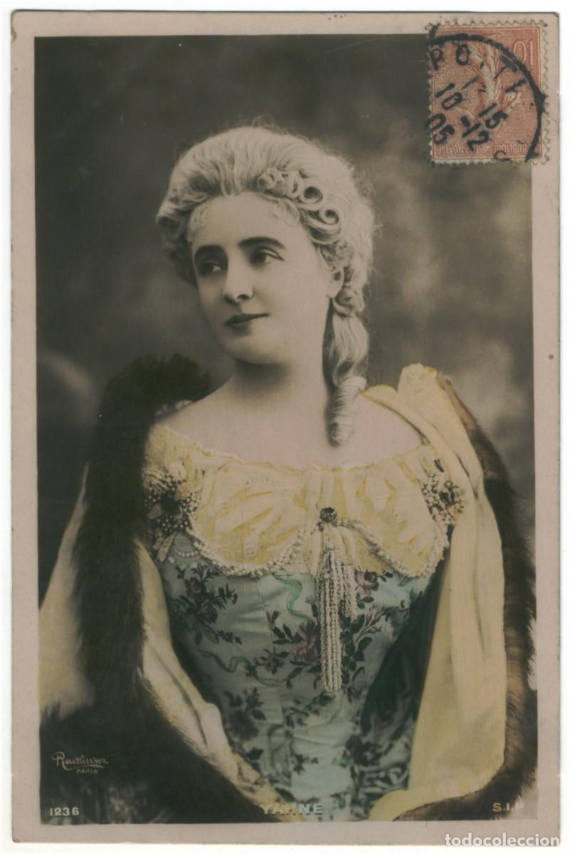 Postales: Serie 2 Postales Actriz Belle &Eacute;poque YAHNE_SIP. 1236. Photo Reutlinger