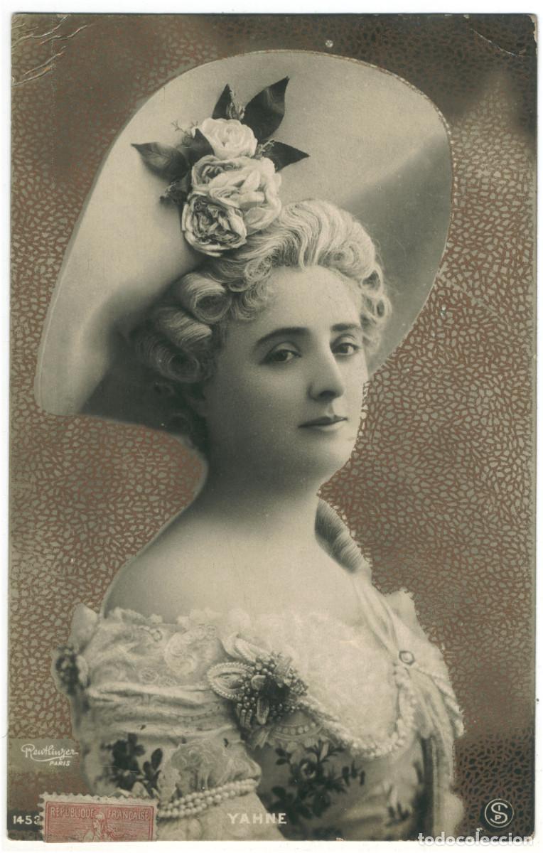 Postales: Actriz Belle &Eacute;poque YAHNE_SIP. 1453. Photo Reutlinger