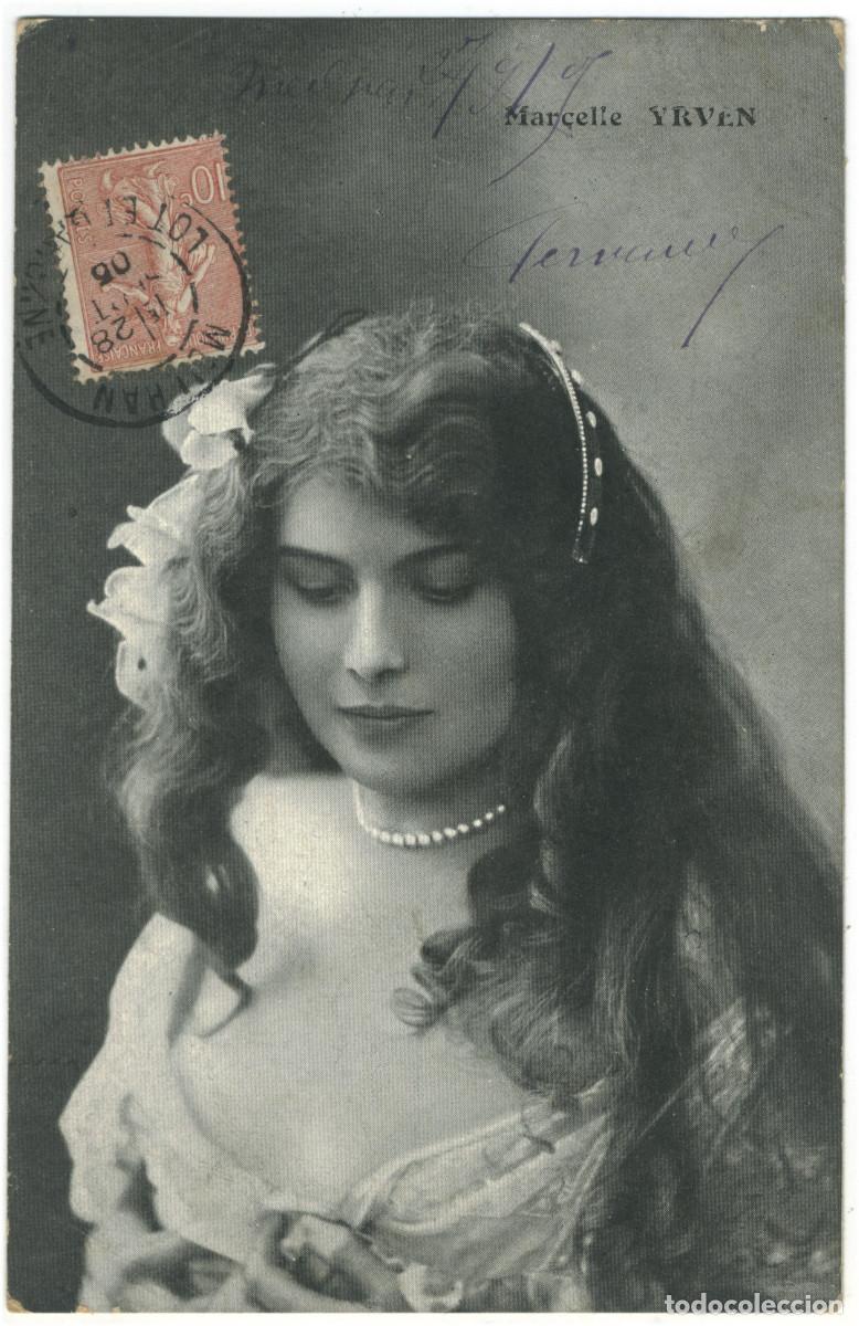 Postales: Actriz Belle &Eacute;poque YRVEN, Marcelle_Sin datos