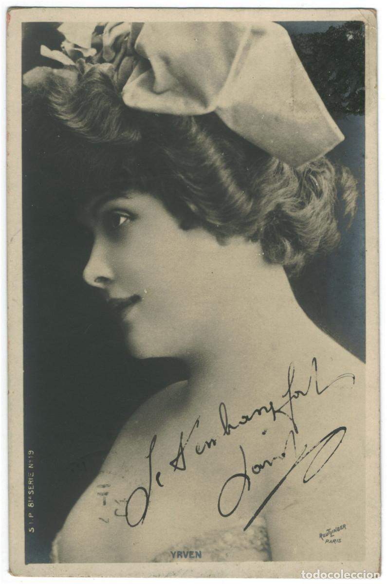 Postales: Actriz Belle &Eacute;poque YRVEN, Marcelle_SIP. 81-19. Photo Reutlinger