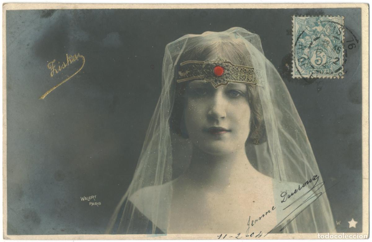 Postales: Actriz Belle &Eacute;poque ZISKA_&Eacute;toile. 621-32. Photo Wal&eacute;ry