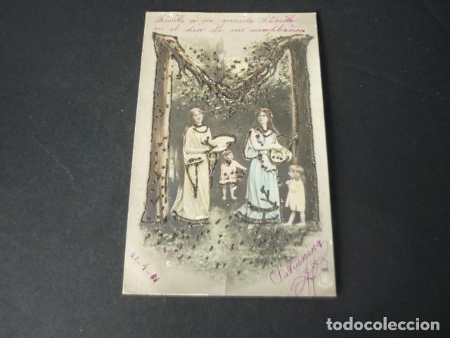 Postales: MUJERES Y LETRA M POSTAL