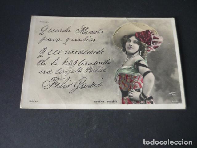 Postales: EUGENIA FOUGERE ARTISTA CANTANTE CUPLETISTA POSTAL