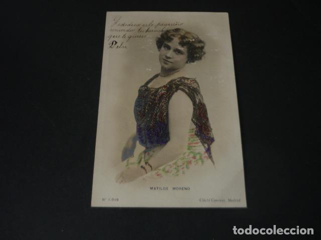 Postcards: MATILDE MORENO ARTISTA CANTANTE CUPLETISTA POSTAL