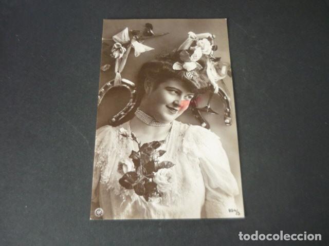 Postkarten: MUJER ELEGANTE POSTAL