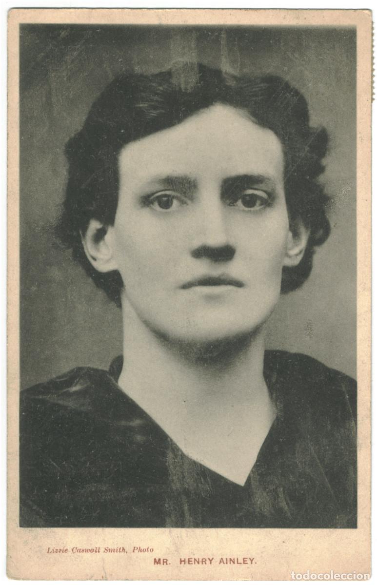 Postales: Serie 2 Postales Actor AINLEY, Henry_Davidson. Stageland. 6077 y 6078. Lizzie Caswall Smith