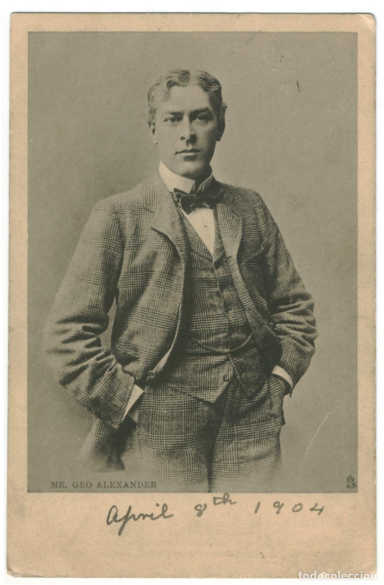 Postales: Actor eduardiano ALEXANDER, George_ Raphael Tuck. Celebrities of the Stage. 222. Photo Langfier