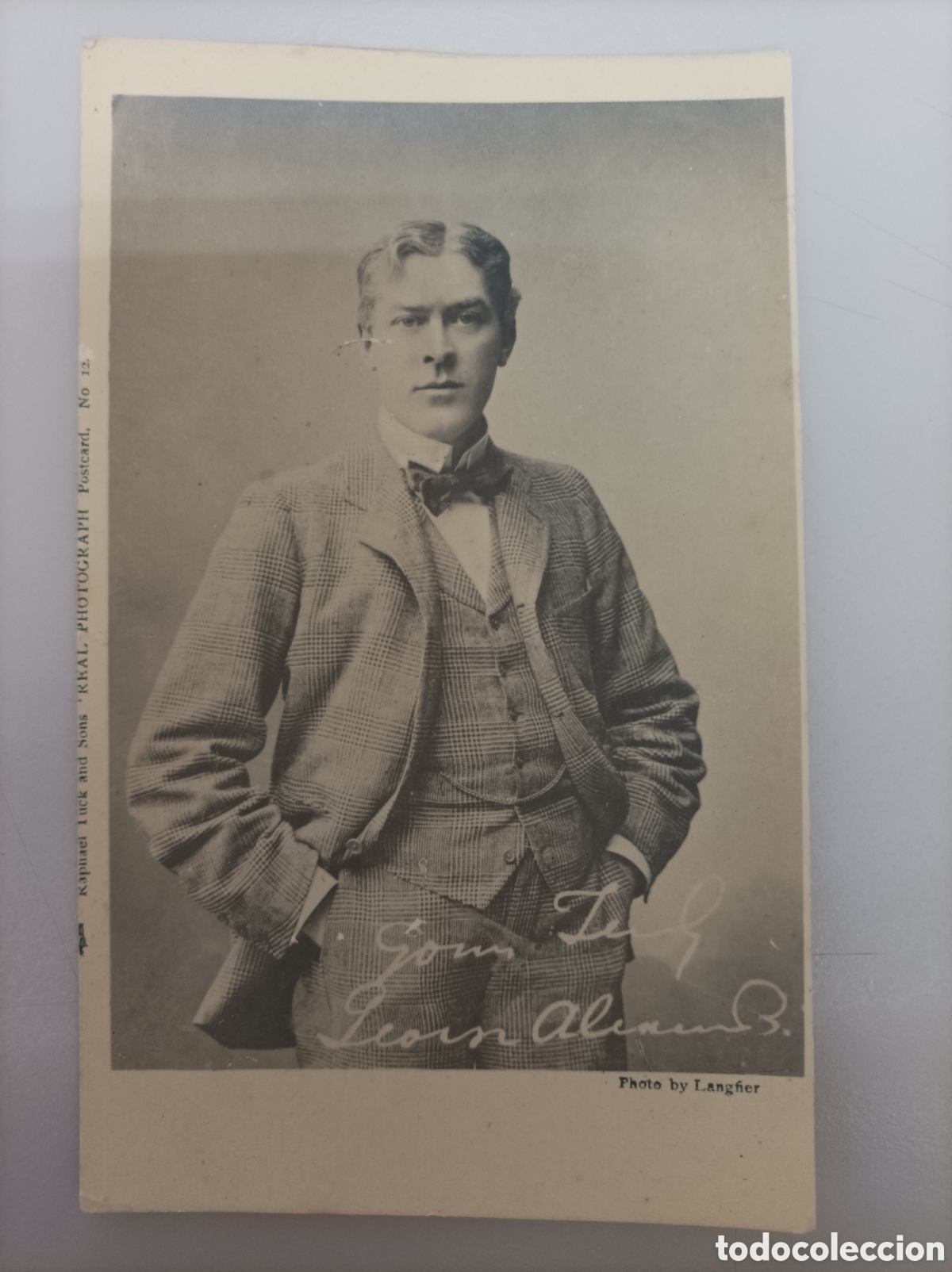 Postales: Actor eduardiano ALEXANDER, George_Raphael Tucks (Real Photohgraph; 12). Photo Langfier