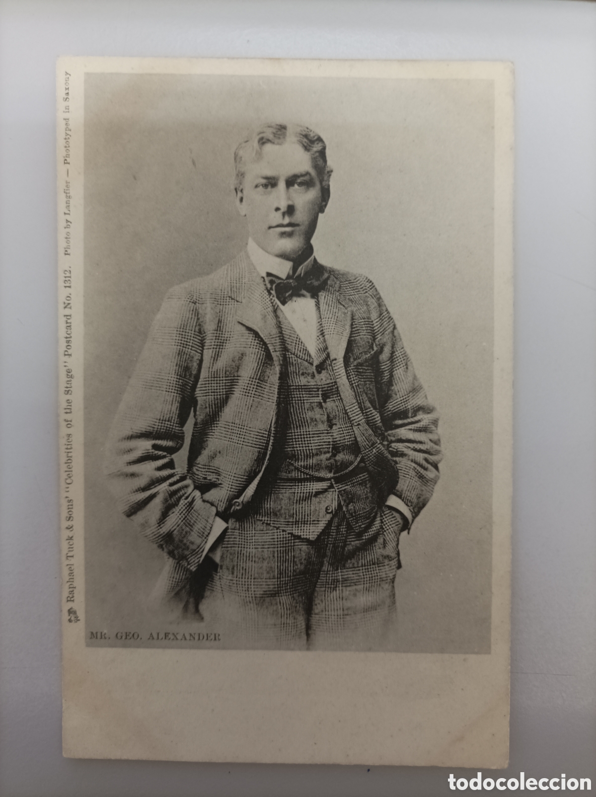 Postales: Actor eduardiano ALEXANDER, George_Raphael Tucks (Celebrities Stag; 1312)