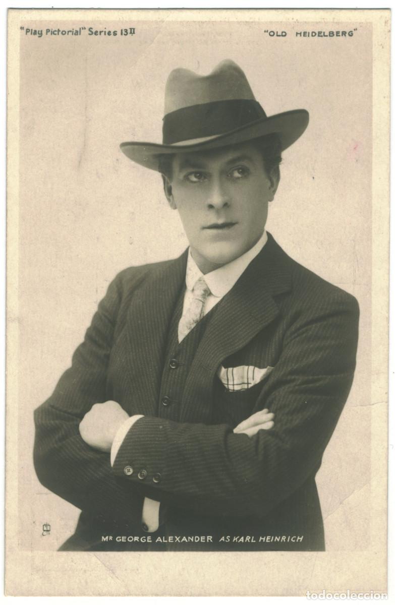 Postales: Actor eduardiano ALEXANDER, George_Raphael Tuck. Play Pictorial; 13. As Karl Heinrich in 'Old Heidel