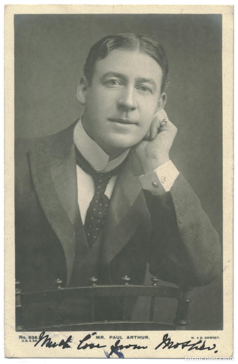 Postales: Actor eduardiano ARTHUR, Paul_Beagles. 636 D. Photo W. & D. Downey