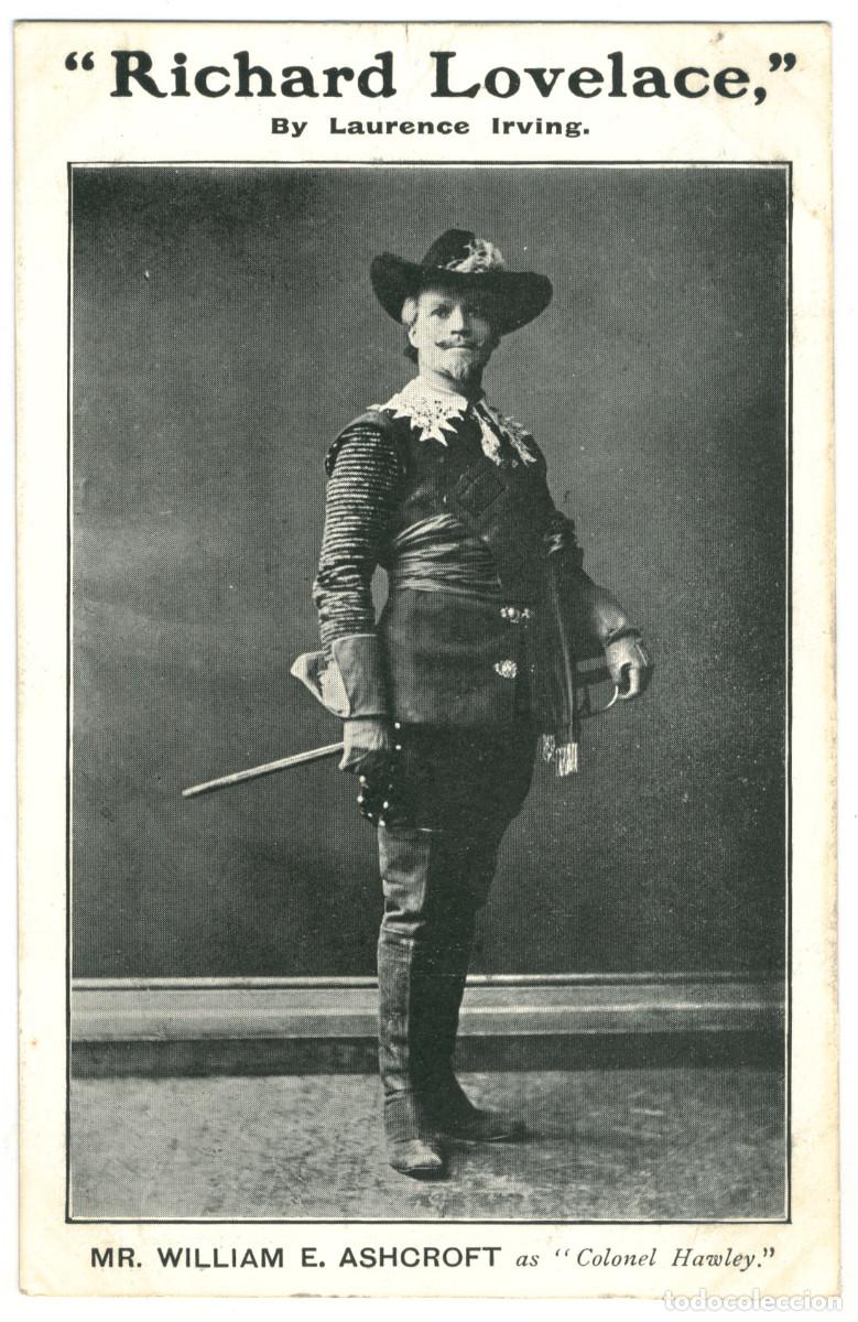 Postales: Actor eduardiano ASHCROFT, William E._Sin datos. As Colonel Hawley in Laurence Irving's 'Richard Lov