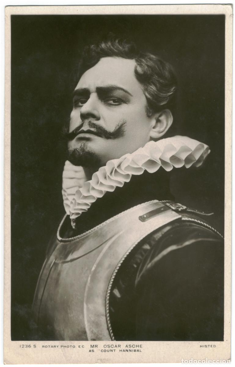 Postales: Serie 4 Postales Actor eduardiano ASCHE, Oscar_Rotary. 1236 G, M, S, V